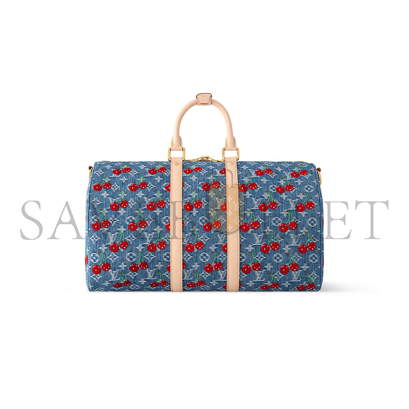 LOUIS VUITTON MURAKAMI LV X TM KEEPALL BANDOULIÈRE 45 M13875 (45*27*20cm)